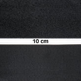 Klittenband zelfklevend YKK | Compleet | 10 cm | zwart | per meter Klittenband YKK - KLITTENBAND - PLAK - 10CM - ZWART - PM